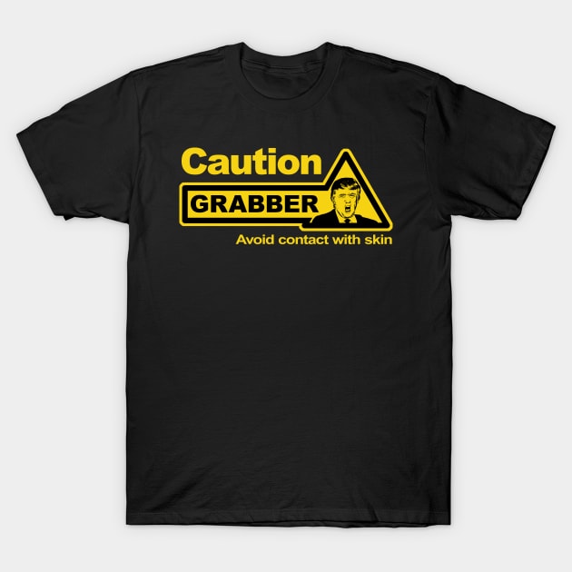 Caution - Grabber T-Shirt by mockfu